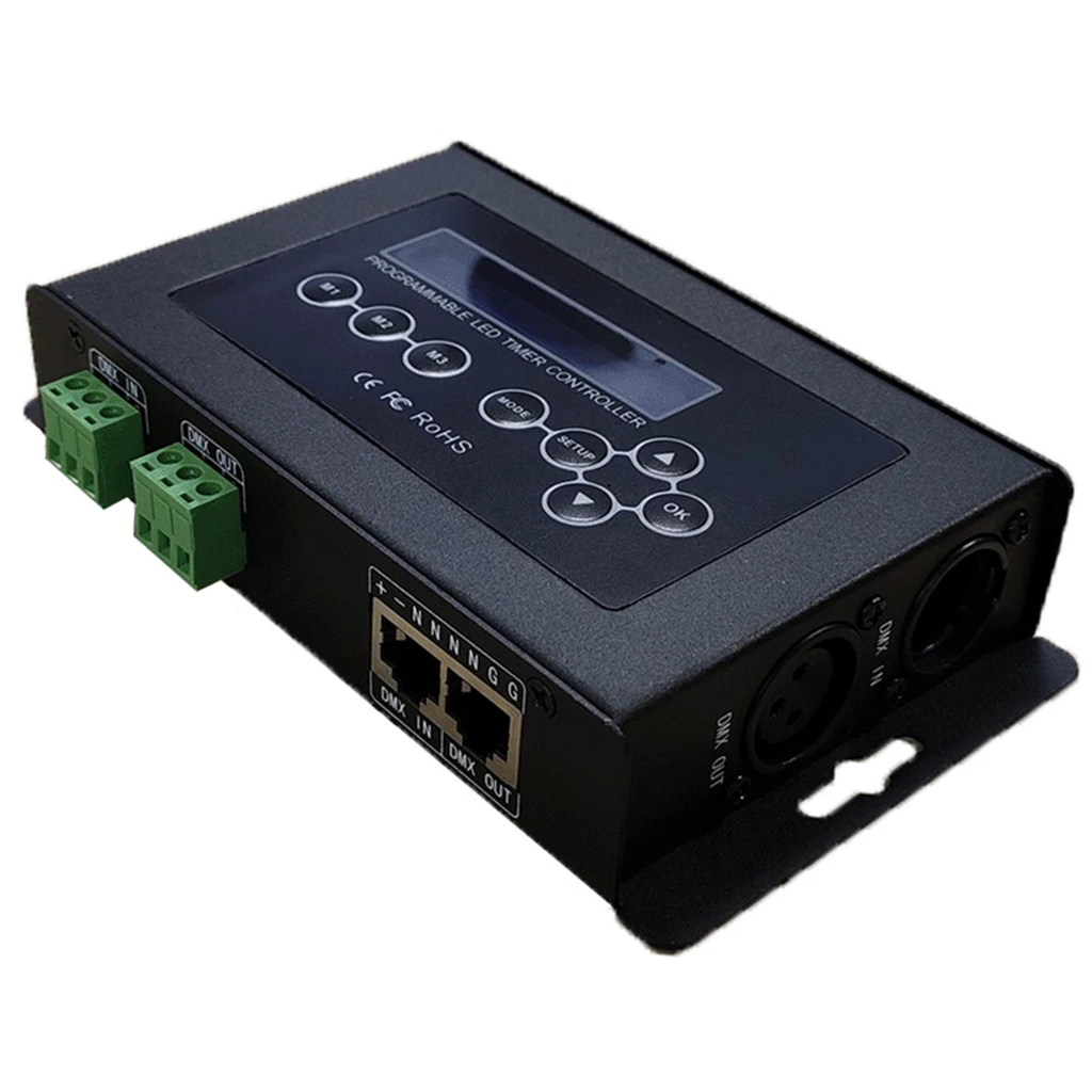 Цифровой многократный мастер-контроллер X 512 контроллер сигнала DMX512 ЖК-дисплей