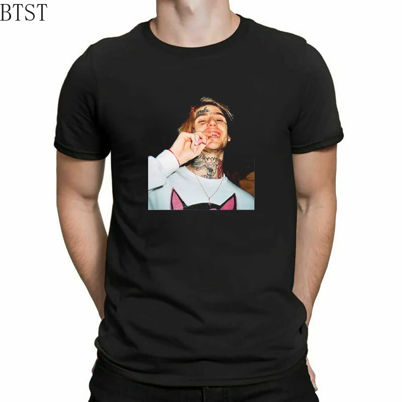 

Lil Peep Rapper casual summer new fashion fun harajuku print XS-3XL short sleeve hip hop men loose tops tees