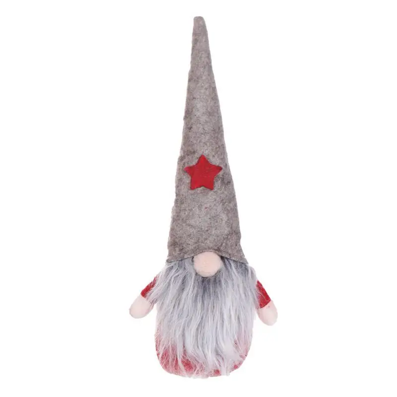 Рождественская длинная в плюшевой шляпе Tomte настольная Статуэтка Санта-Клауса Рождественская гном декорированная кукла украшения Праздничные рождественские подарки Decoracion Navidad