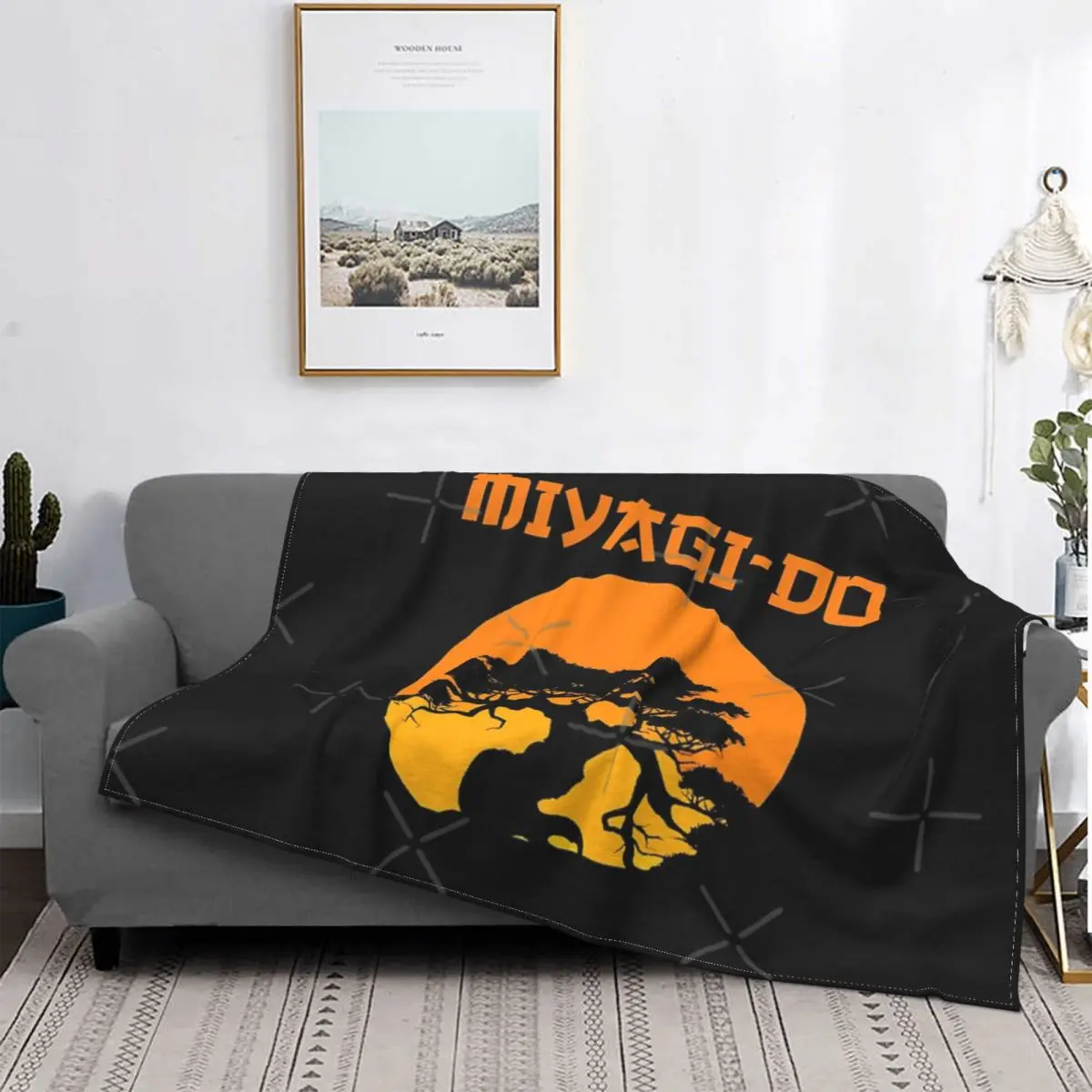 

Manta de Karate Kid Miyagi-Do, colcha para cama a quadros de muselina, пикник, manta con капуча, colcha de 220x240