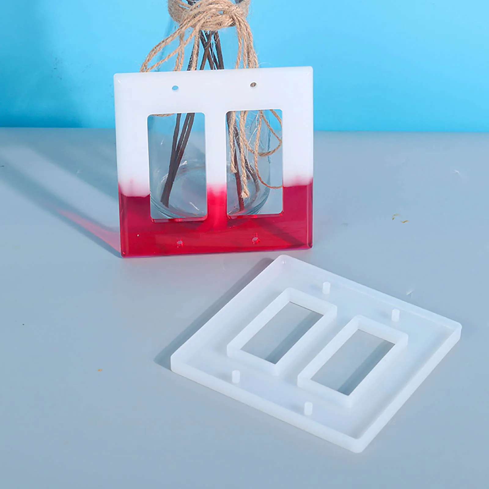 Силиконовые стены один двойной светильник переключатель пресс форма для DIY USB