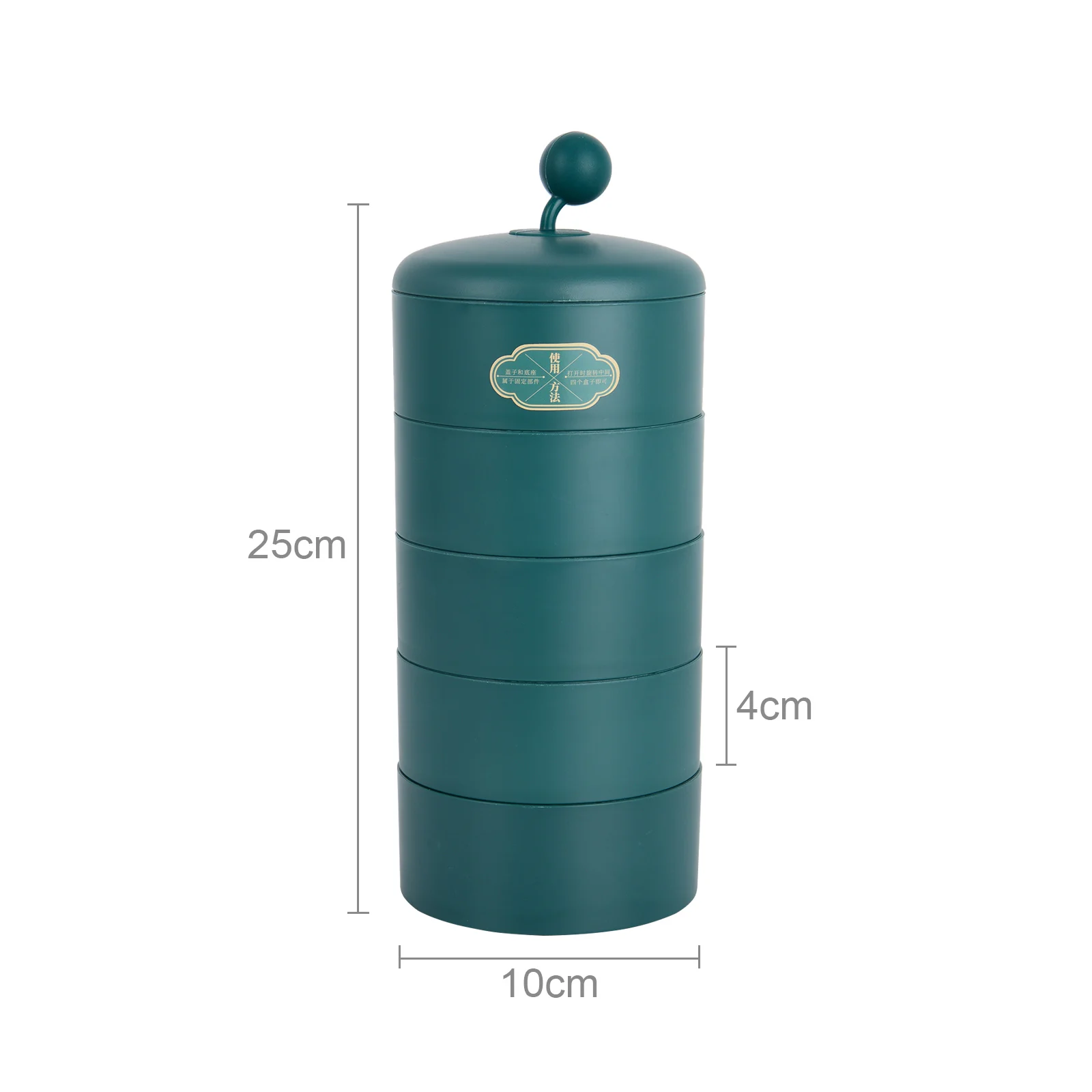 

360 Rotating Jewelry Organizer Cosmetic Storage Box Transparent Makeup Organizer Earring Necklace Desktop Organizer Dropshipping