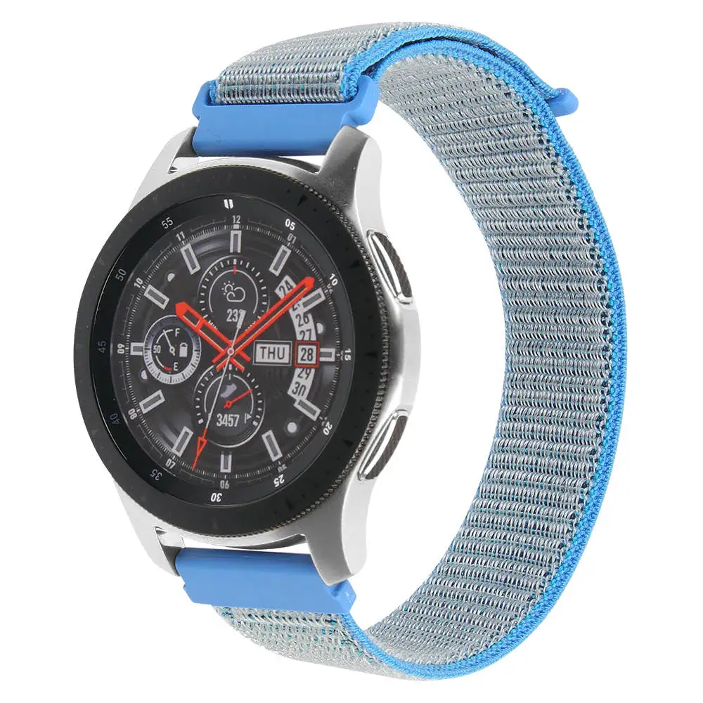 Нейлоновый ремешок для спортивных часов 22 мм ремешок для часов для samsung Galaxy watch 46 мм/gear s3 браслет для huawei Watch GT/Amazfit GTR 47 мм - Цвет ремешка: F