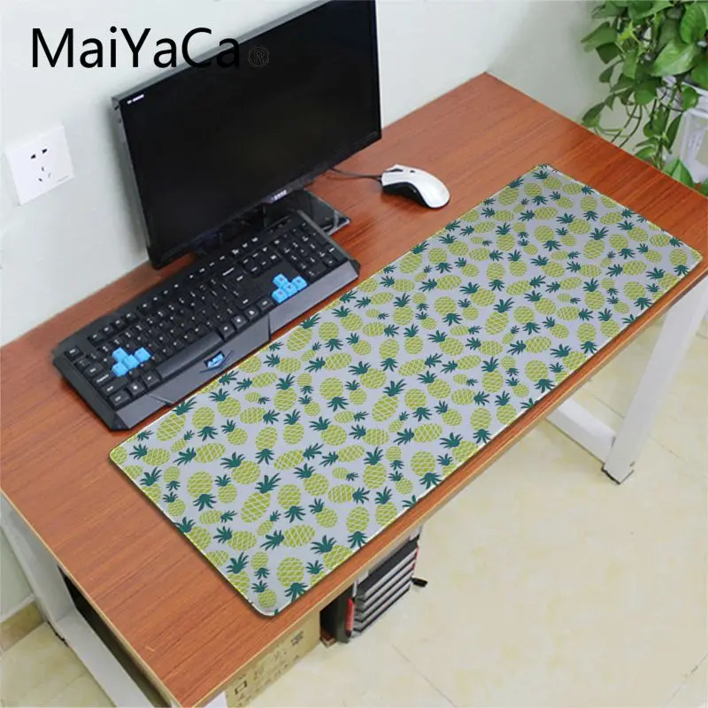 Резиновый коврик для мыши Maiyaca с ананасовым узором большая акция игровой в
