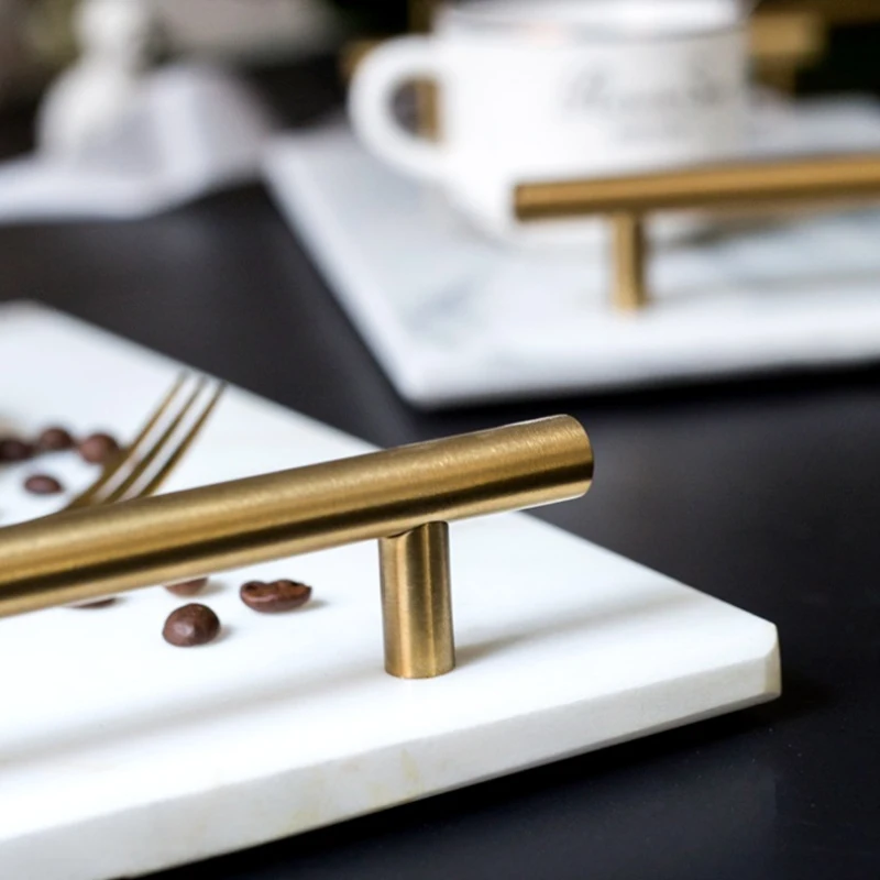 Мраморный поднос для хранения ванной комнаты витрина десерта закуски косметика