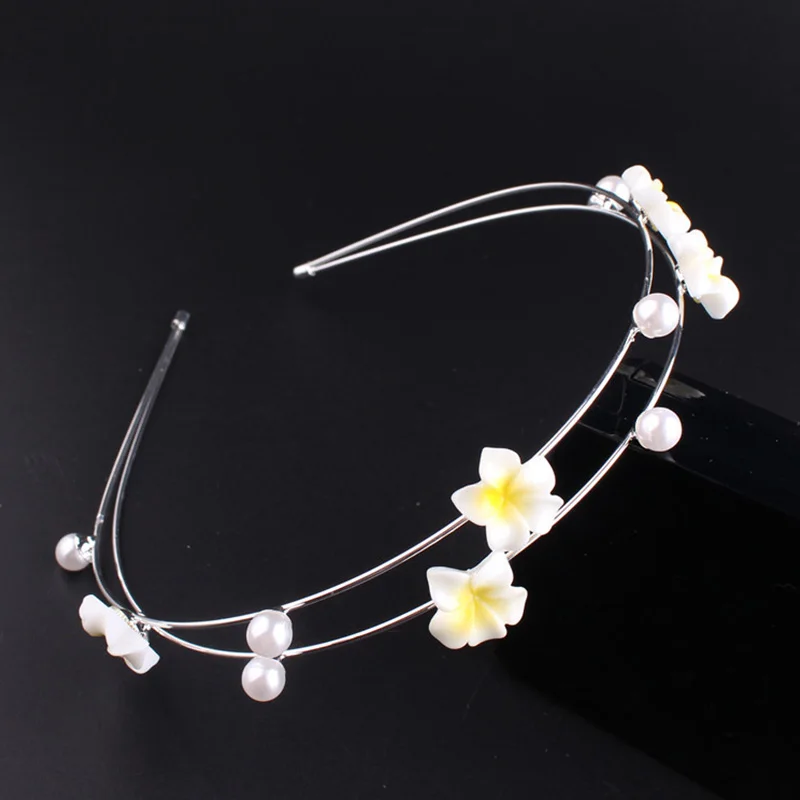 Милая романтичная желтая Маргаритка акриловые цветы аксессуары для волос женщин