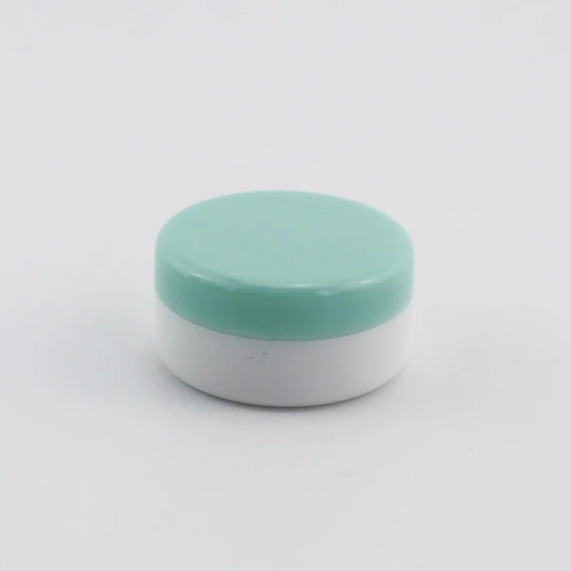 3g Round Cyan 2 12 шт пустые для небольших банок многоразовые мини пластиковые бутылки Косметическая банка, контейнер маленькая круглая бутылка маленькая банка для крема твердые духи - Цвет: 3g Round Cyan 2