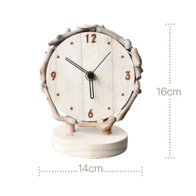

Desktop Clock Clock Living Room Household Simple Clock Ornaments Desktop Mute Creative Desk Clock Home Decoration Ornaments