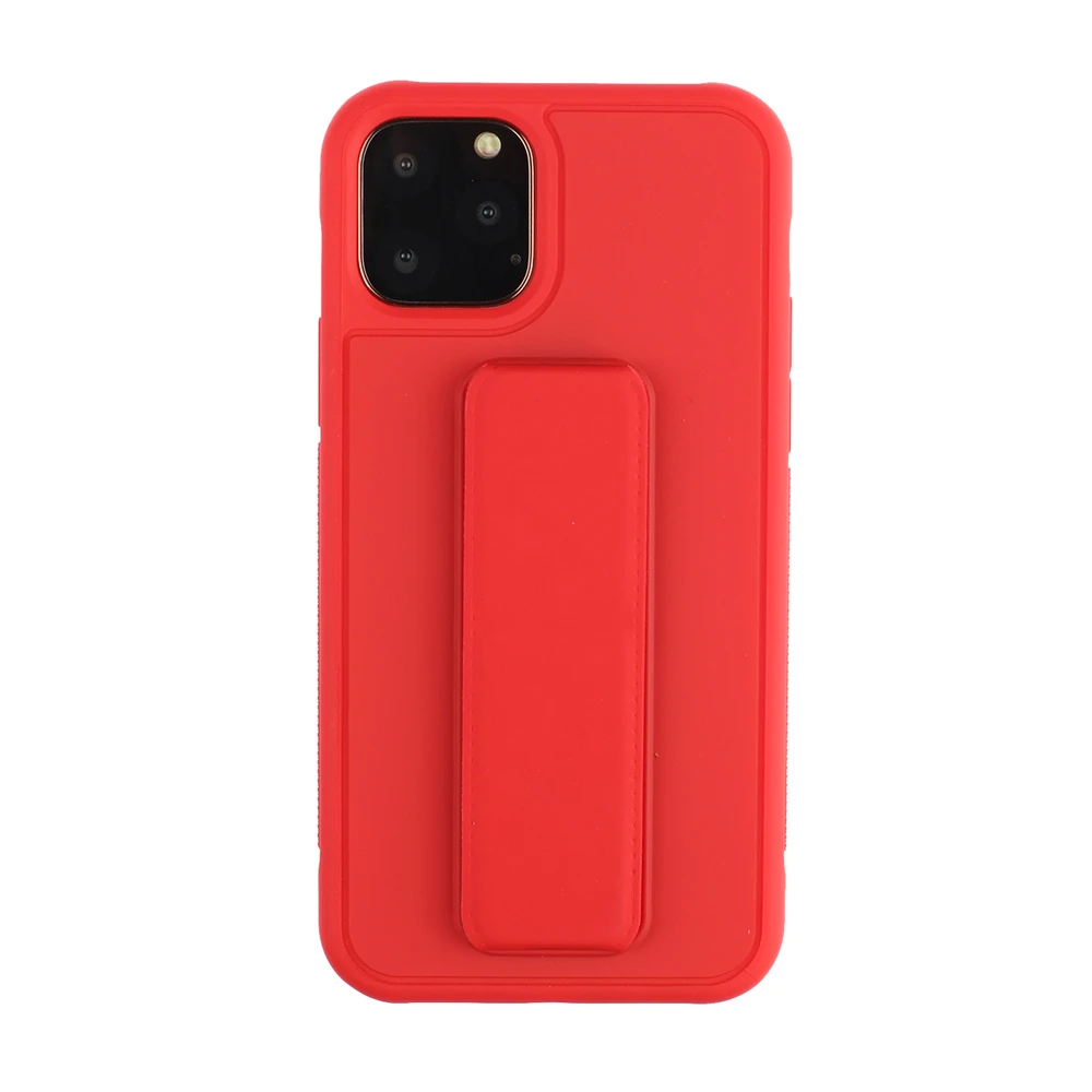 Для iPhone 11 Pro 11 Pro Max 6 6s 7 8 Plus X Xr Xs Max чехол с логотипом Мягкий ТПУ чехол для телефона с подставкой и ремешком на руку