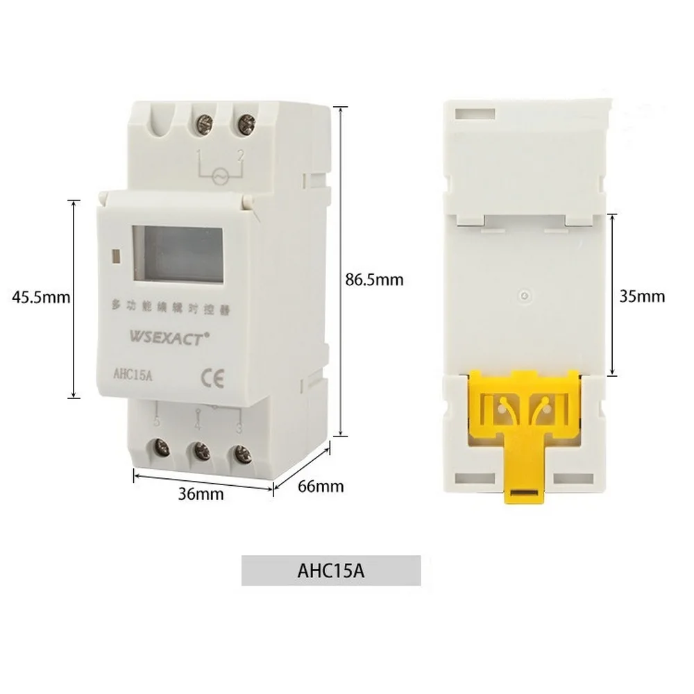 Time Switch 240V 30A Din Rail Programmable Digital Timer AHC15Azb18b Relay Control Power Electronic Weekly | Инструменты