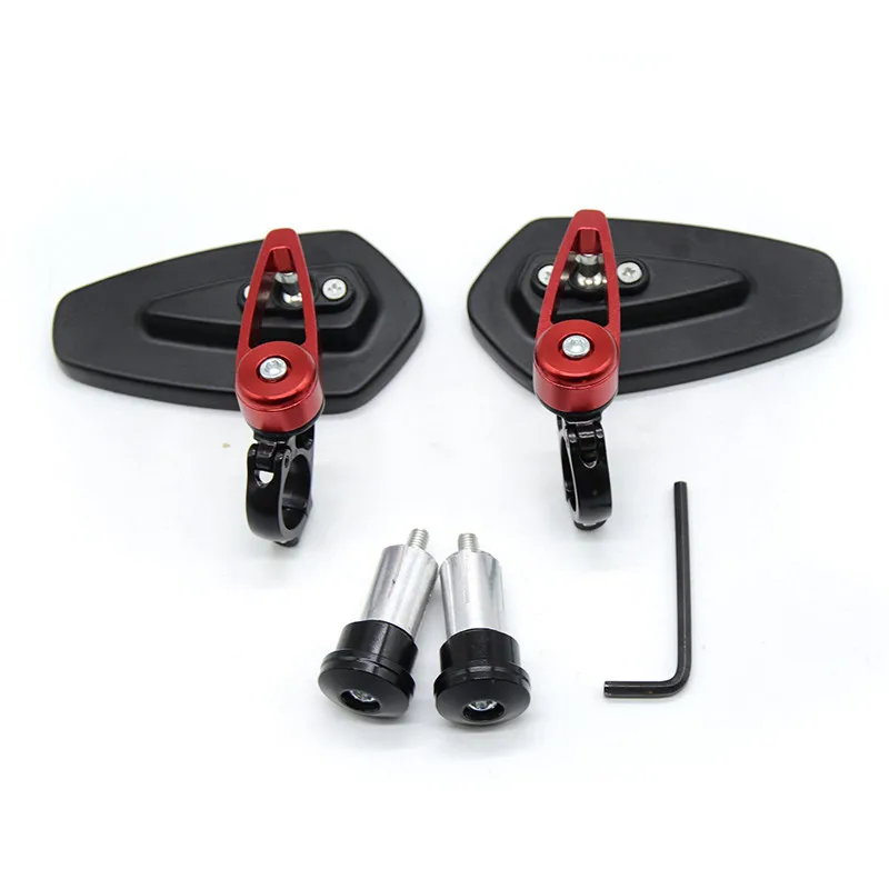 

YITUOLIN CNC Aluminum Universal Motorcycle Bar End Rear View Handle Side Rearview Mirrors