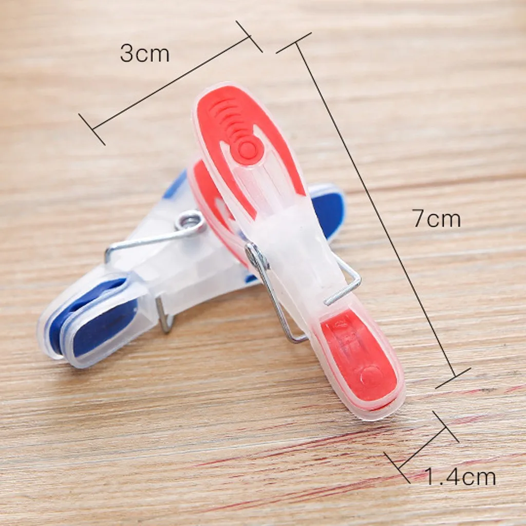 

Laundry Clothes Pins Hanging Pegs Clips Plastic Hangers Racks Clothespins 24Pcs Durable Practical Convenience Home Tool