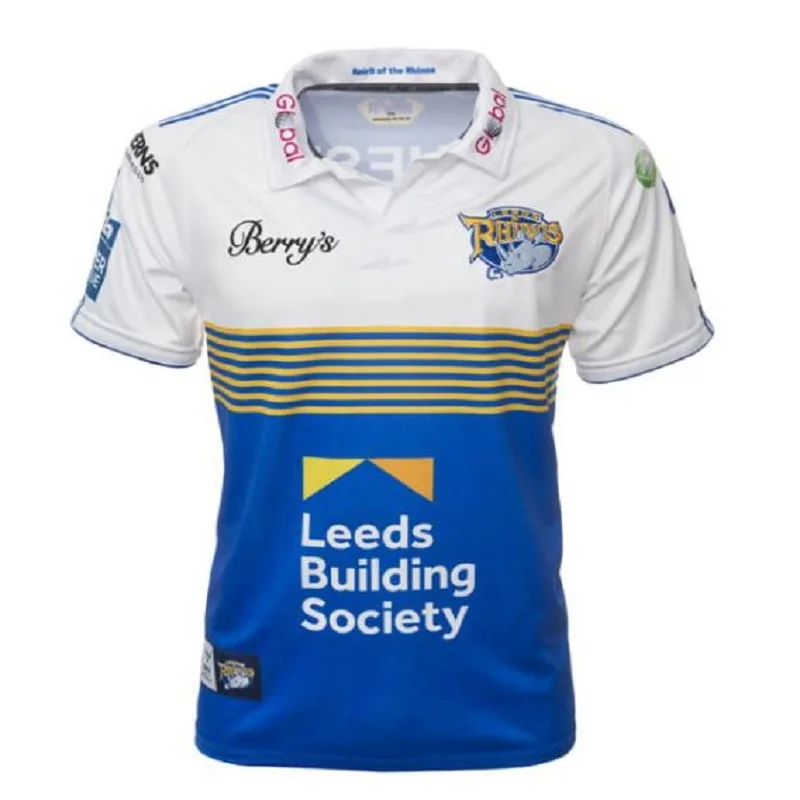 

2021 Leeds Rhinos Rugby Home Away Men's Jersey Sport T-Shirt S-5XL