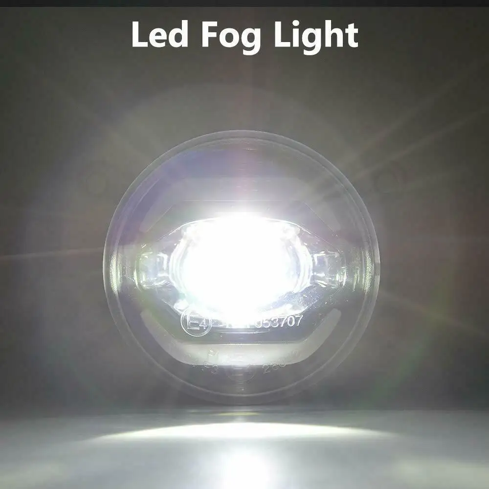 Светодиодный противотуманный фонарь для автомобиля 2 шт. дневные ходовые огни Land