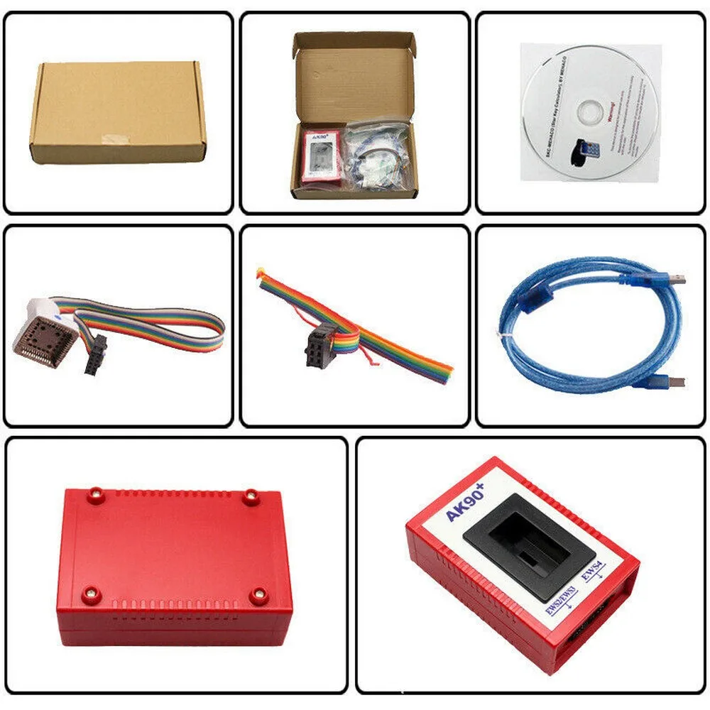 

AK90 Car Key Programmer Key Matcher V3.19 For BMW EWS / CAS Change VIN Mileage Renew Lock Unlock Keys