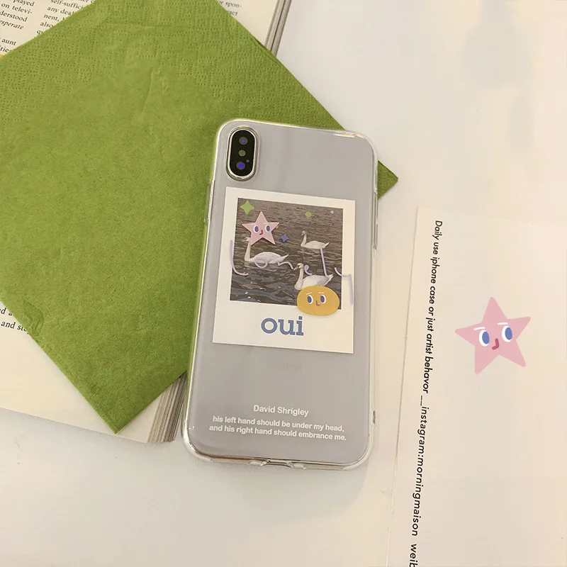 Cute Simple letters planet graffiti Phone case For iPhone 7 XS 11 Pro MAX silicone cover X XR 8 6s 6 Plus Case | Мобильные телефоны