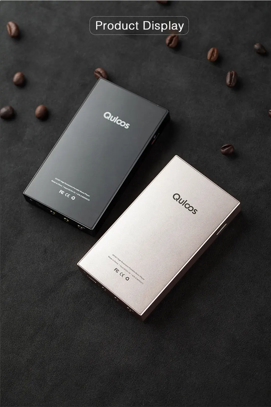 Quloos QLS QA361HiFi портативный плеер без потерь Музыкальный мастер лента чистый тон MP3-плеер DSD жесткое решение AK4495SEQ