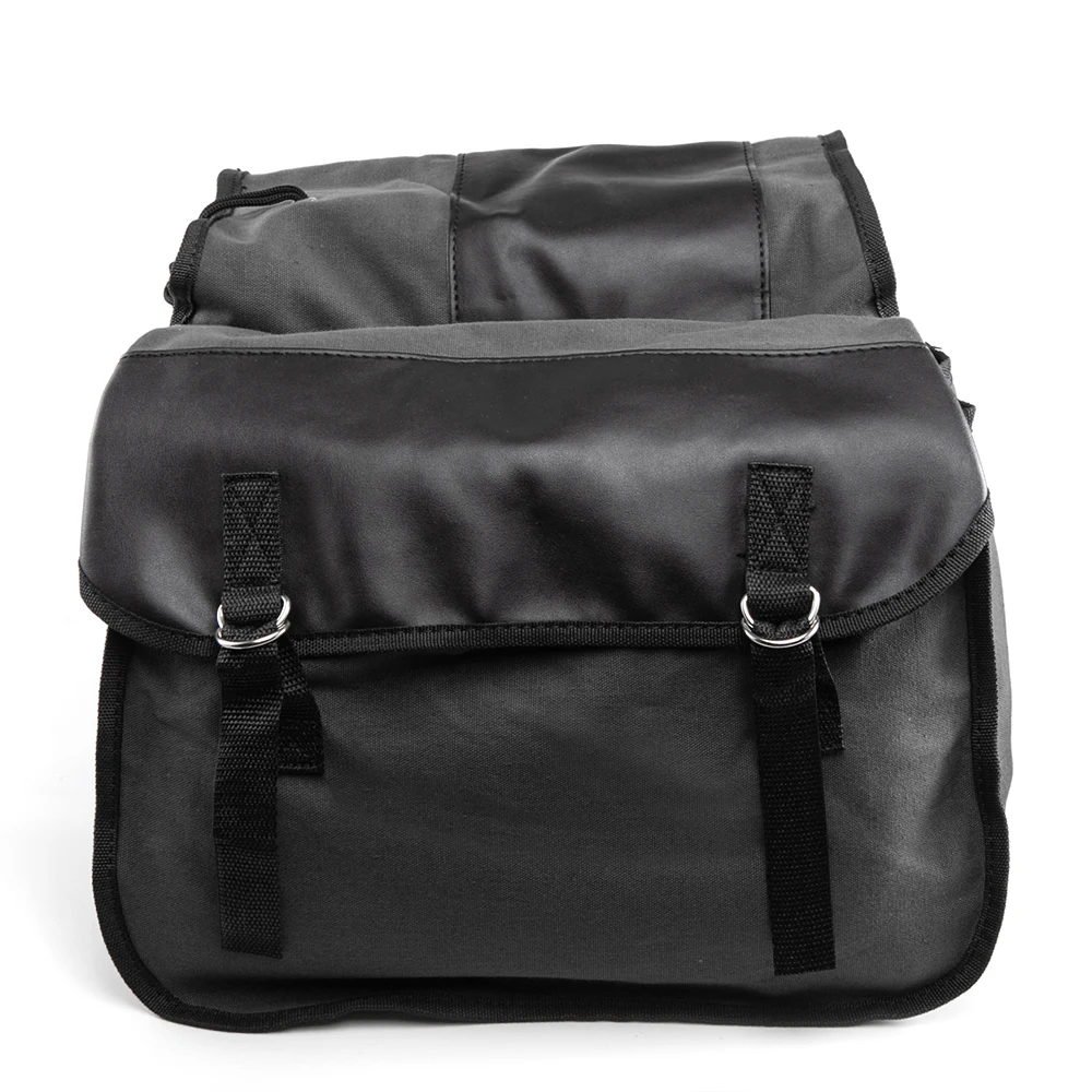 Canvas Motorcycle Saddle Bags Waterproof SaddleBags For Luggage Travel Knight Rider Touring Box |