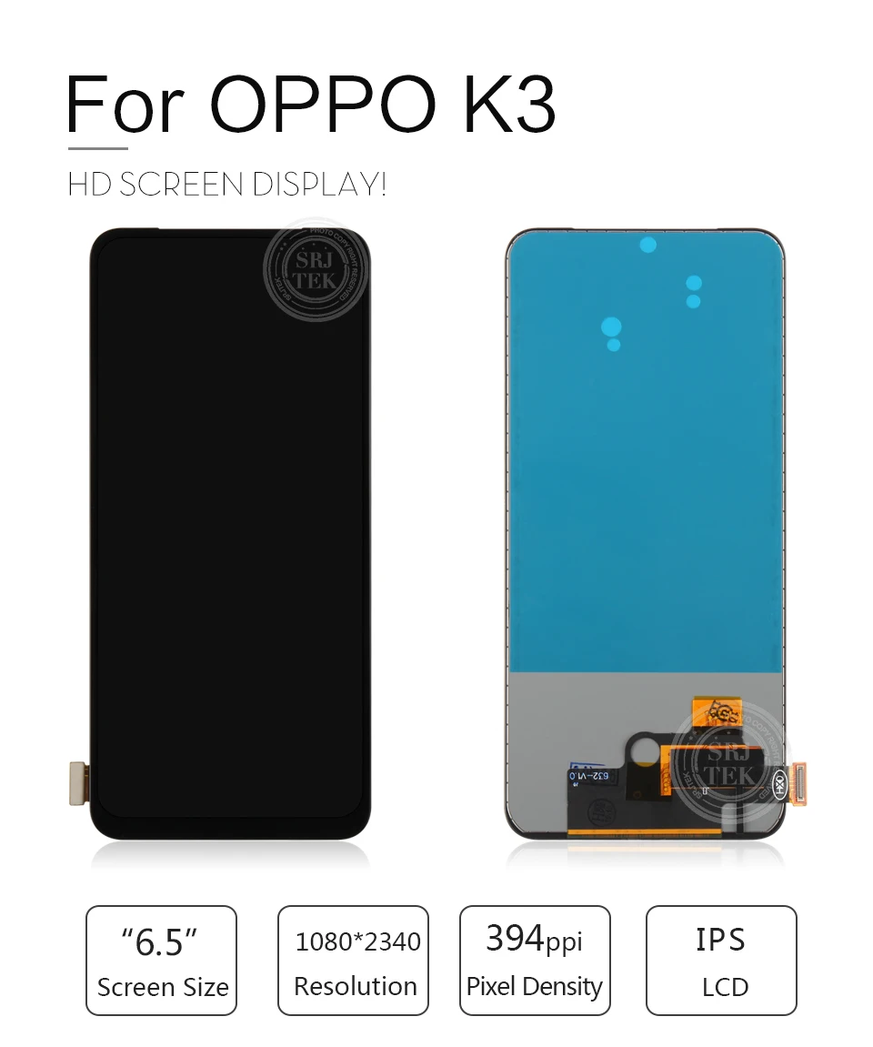 6,5 ''для OPPO K3 ЖК Сенсорная стеклянная панель запасные части для OPPO K3 дисплей сенсор экран Запасные части