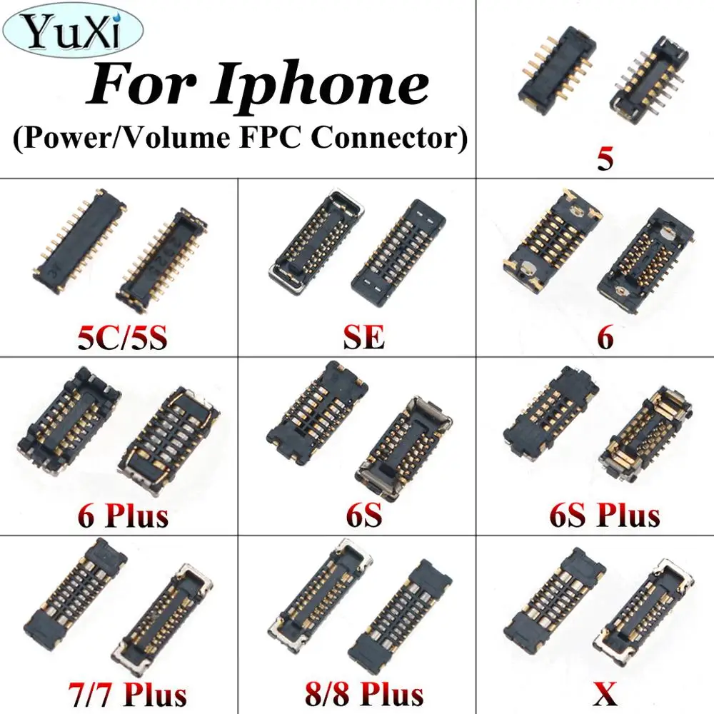 Замена коннектора Для iPhone 5 5C 5S SE 6 6s 7 8 Plus X|Шлейфы для мобильных телефонов| |