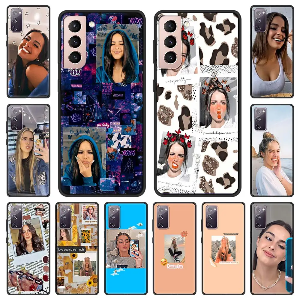 

Hot Charli Damelio Addison Rae Phone Case For Samsung Galaxy S20 FE S21 Plus Shell For Samsung S21 S20 Ultra Smartphone Cover