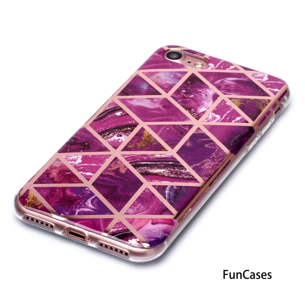 Защитные чехлы с покрытием для телефона etui iPhone 6 Plus Блестящий Мягкий силиконовый