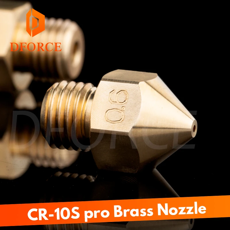 DFORCE CR 10S pro Латунное сопло для 3D принтеров hotend 1 75 мм нить J head cr10S PRO тепловой блок