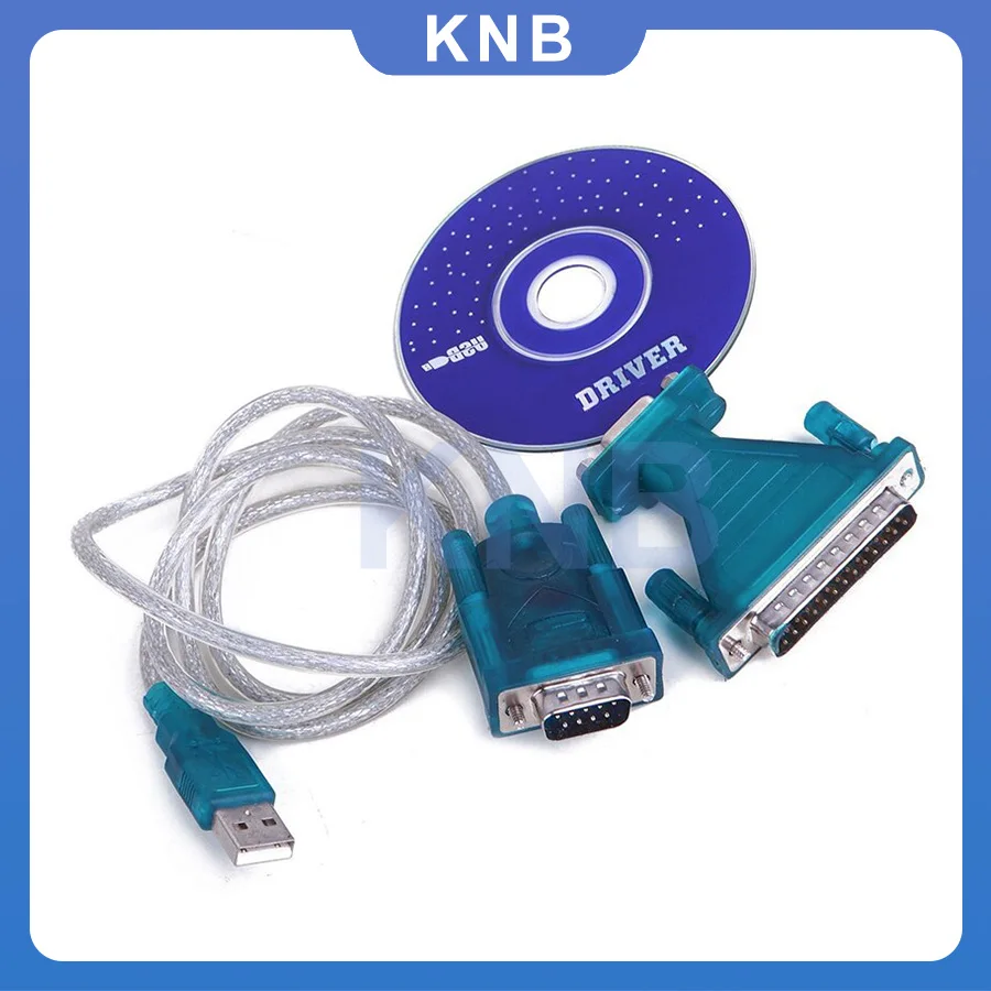 Кабель USB 2 0 к последовательному дБ 9 Pin RS232 с 25 параллельным адаптером для Windows