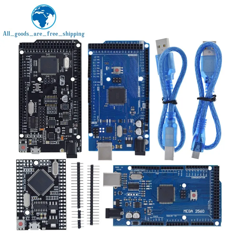 Чип Mega2560 ATMEGA16U2 / Pro Mini MEGA 2560 Mega + WiFi R3 ATmega2560 CH340G для Arduino UNO макетная плата WeMos
