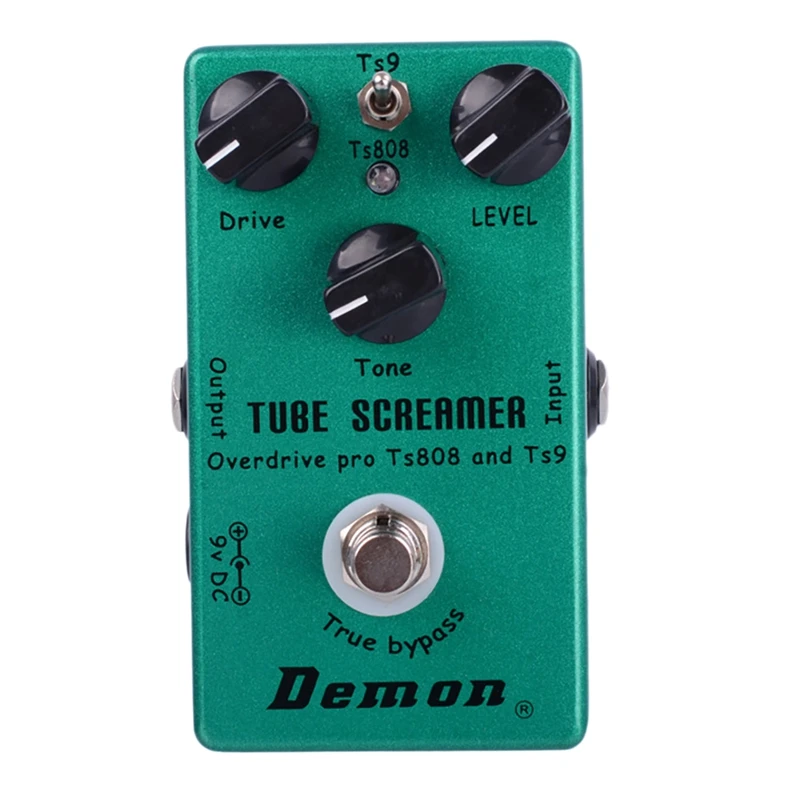 

Demonfx Tube Screamer Guitar Effect Pedal 2 in 1 Overdrive Guitar Pedal True Bypass Guitar Accessories