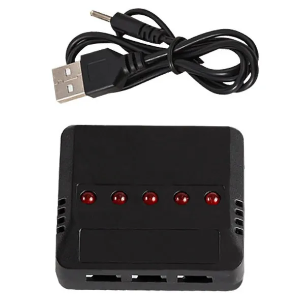 

3.7V Lithium Battery 1to5 Charger X5C Multifunctional Intelligence Balance Charger Parts for Syma X5S X5SC X5SW Drone Battery