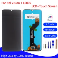 Original For Itel Vision L6005 LCD Display Touch Screen Digitizer For Itel Vision LCD Display Assembly Phone Parts