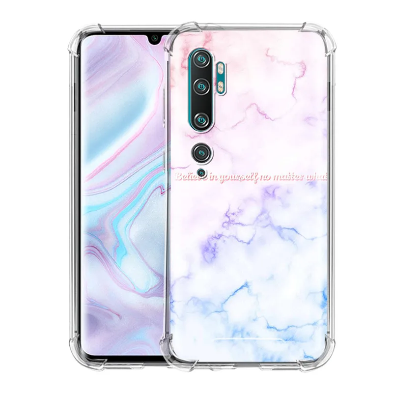 

Luxury Custom Letter Marble Case for Xiaomi Mi Note 10 5G 9T A3 A2 8 Lite Poco X2 F2 M2 Pro Airbag Anti Sac Phone Shell Cover