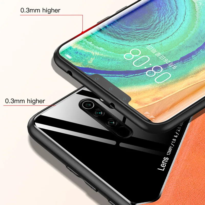 

Leather Texture Plastic Soft Bumper Case Cover For Xiaomi Redmi Note 8 9s Pro K30 Pro Magnetic Built-in Metal Car Holder Cases