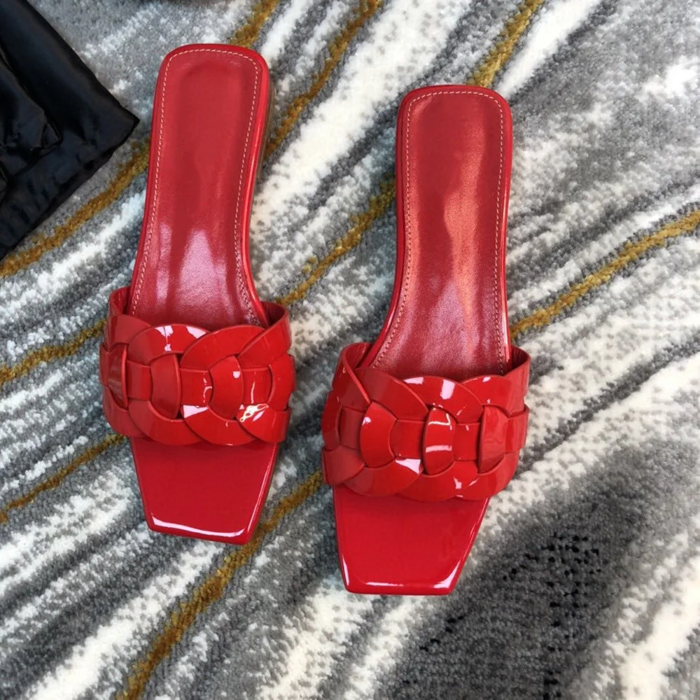 

Sweeheart 2020 Летние кожаные Тапочки женские красивые сандалии с открытым носком высотой 35-41