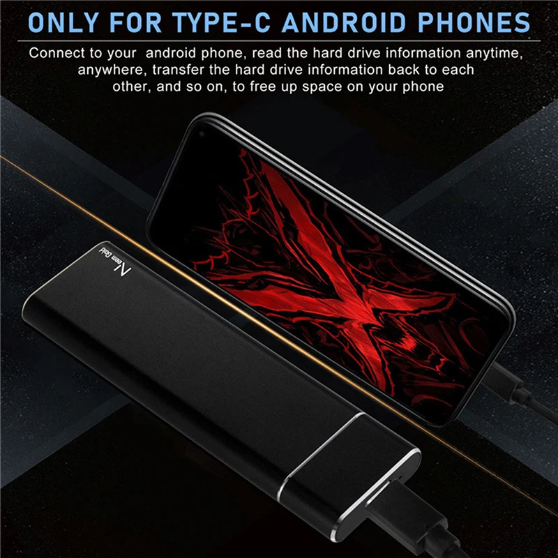 m 2 ssd mobile solid state drive 2tb 4tb storage device hard drive computer portable usb 3 1 mobile hard drives solid state disk free global shipping