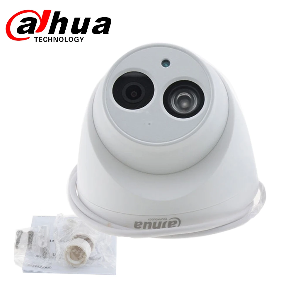 Dahua IPC-HDW4433C-A 4 шт POE сетевая Мини купольная камера со встроенной микро 4MP CCTV камерой 4 шт./лот для системы видеонаблюдения