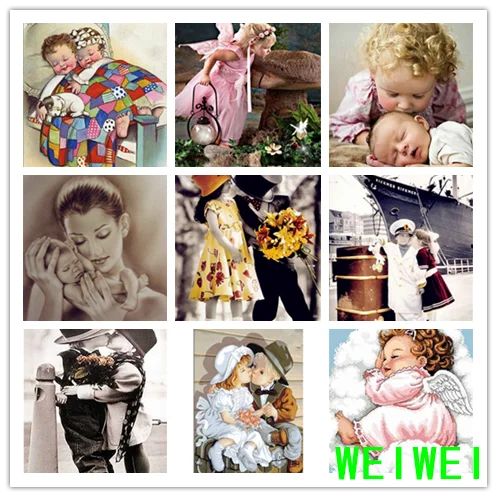 

5D Baby Diamond Painting Full Drill Square/Round Child Cross Stitch Diamond Art Bead Embroidery Kits Wall Decor Handwork Gift