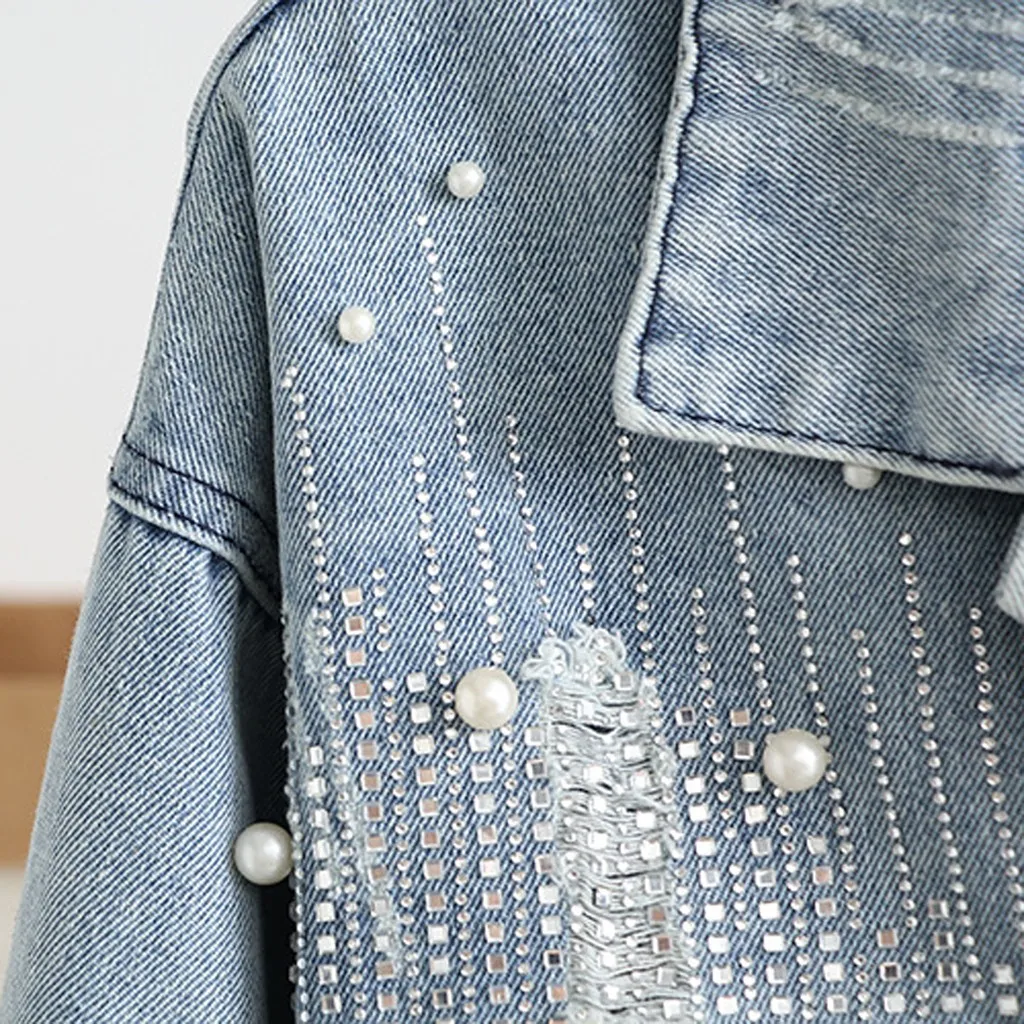 Зимние пальто женские куртки свободные винтажные потертые ветровки джинсовая