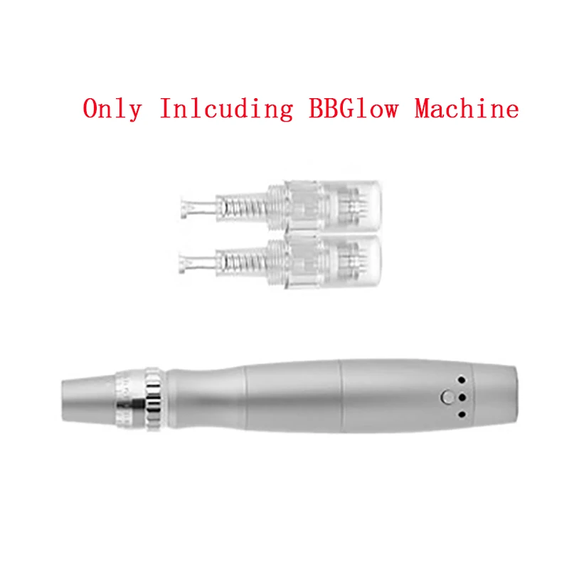 Only Machine Pen Электрическая ручка для дермы, профессиональный беспроводной электрический набор для ухода за кожей, инструменты, ручка светодиодный, нано микроиглы для ремонта красоты, введение - Цвет: Only Machine Pen