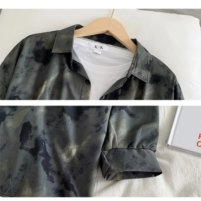 

EBAIHUI Women Harajuku Print Blouses Shirt Blusas Female Ulzzang Long Sleeve Womens Spring Autumn Fashion Loose Korean Blouse