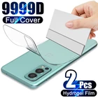 Изогнутая Гидрогелевая пленка с полным покрытием для OnePlus Nord 2 9 8 Pro 9R, защита экрана 8T 7T 7 Pro 6T 6, задняя пленка, не закаленное стекло