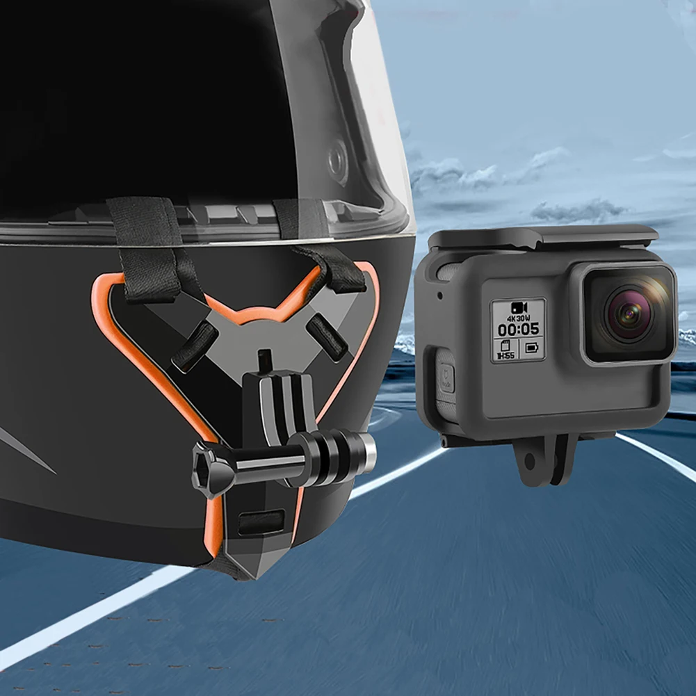 Ремешок для подбородка мотоциклетного шлема GoPro Hero 9 8 7 5 OSMO Action Xiaomi Yi аксессуары