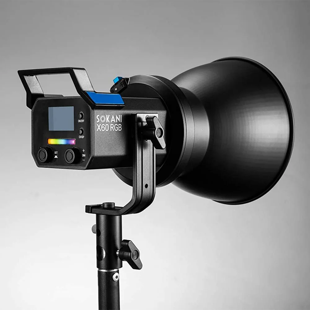 Sokani X60 V2 RGB 80 Вт светодиодный видео COB светильник 5600K уличная фотосъемка при