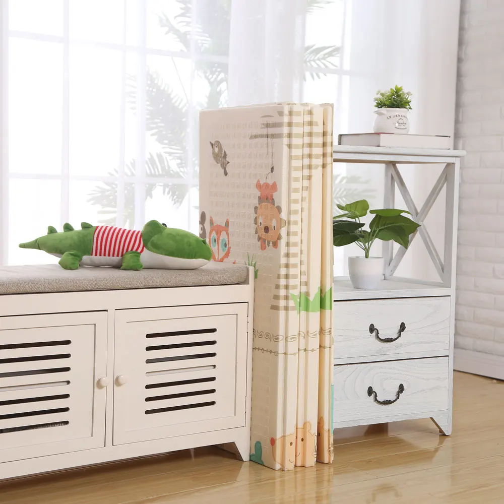 Складной детский игровой коврик Xpe пазл утолщенный для ползания складной детской