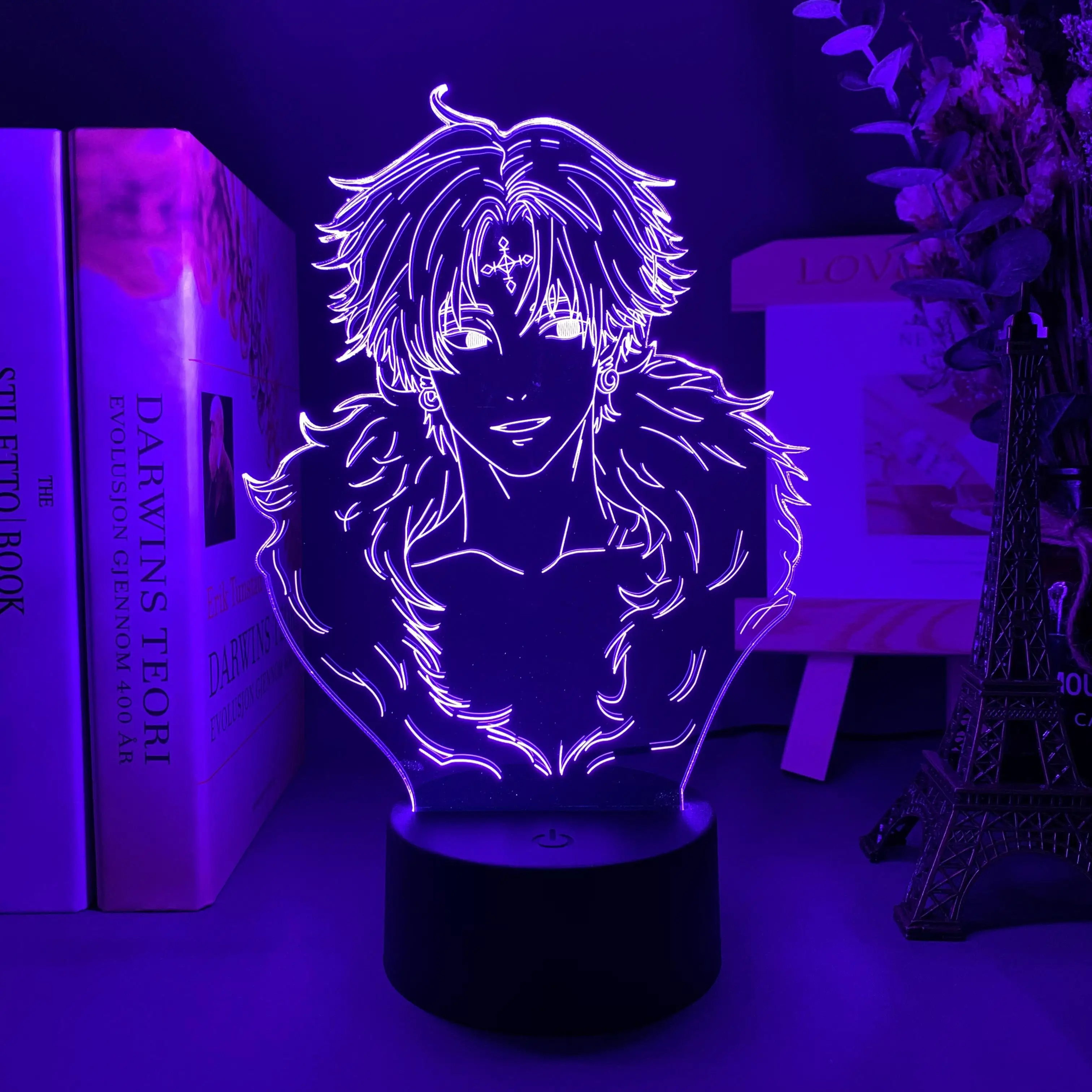 Hunter X Led Night Light Anime Lamp for Bedroom Decor Nightlight Kids Children Birthday Gift | Лампы и освещение