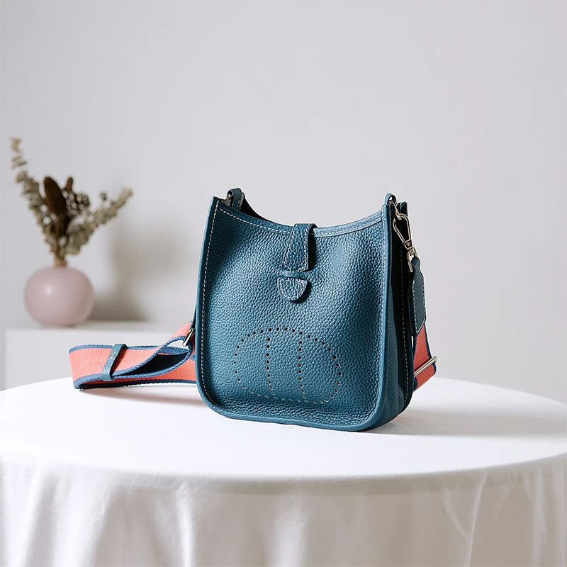 

2020 New Genuine Leather Women Shoulder Bag Brand Designer Casual Crossbody Bag for Ladies Luxury Handbags Messenger Bag bolsos