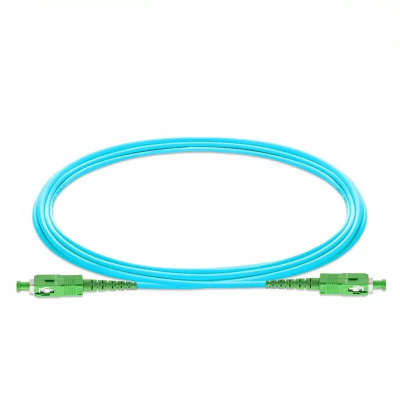 

Free Shipping 5PCS/lot SC/APC -SC/APC OM3 Fiber Optic Patch Cord 1M 2M 5M 10M Fiber Cable Multimode Simplex Optical Jumper1