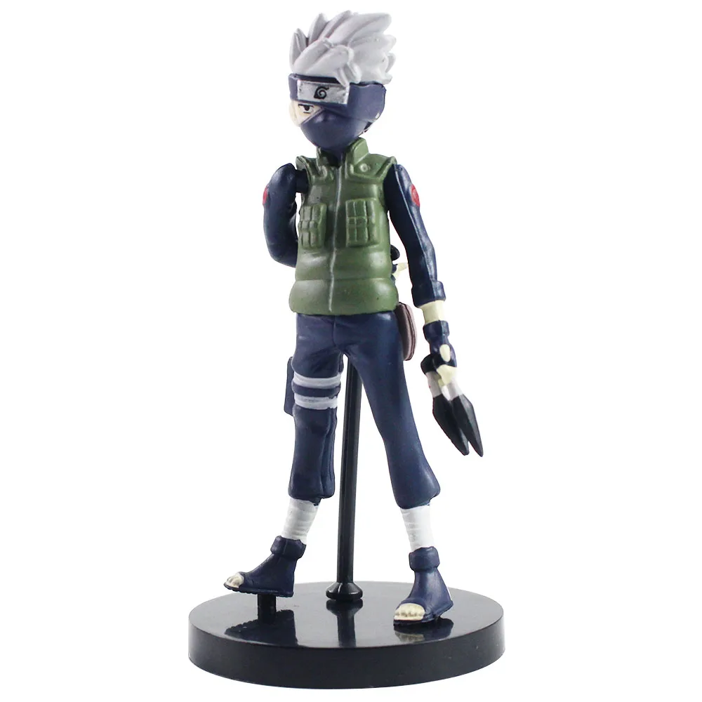 7-10cm 5pcs/set Naruto Shippuden Kakashi Sasuke Sakura Anime PVC Action Figure Collection Mini Model Toys Gifts Brinquedos | Игрушки и
