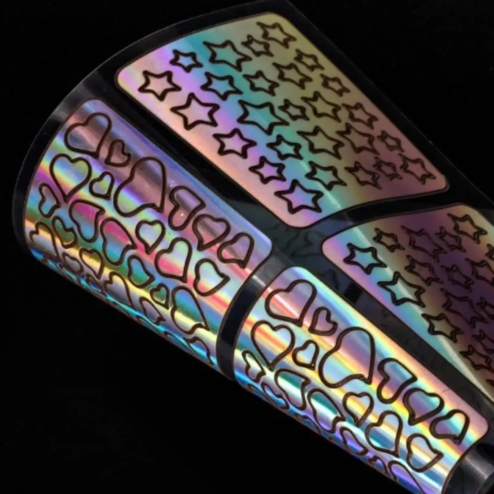 DIY стикер для дизайна ногтей Полые печатные наклейки опалубка полые Маникюр